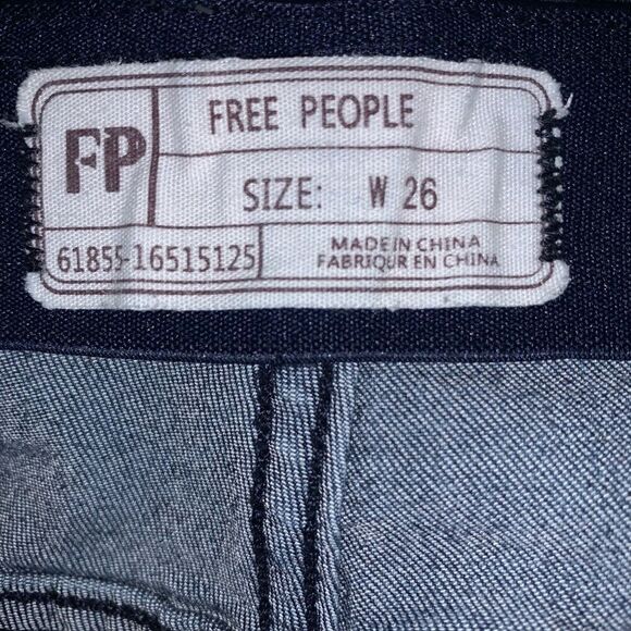 Free People Penny pull on jeans size 26 - Picture 5 of 5